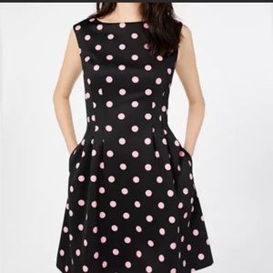 Vince Camuto Polka Dot A-line Dress